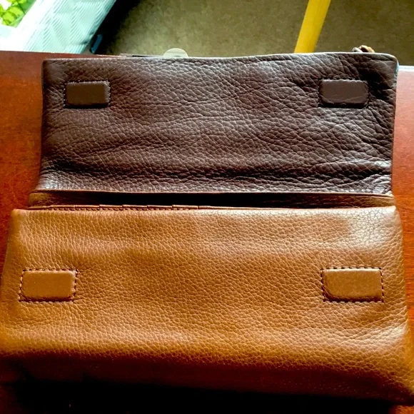 Brighton Brown Leather Clutch Wallet - Picture 2 of 5